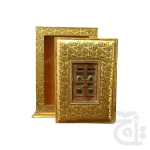 Al Quran Al Hakeem 11 Line Mushaf Gold Edge Quran With Golden Box Baab-e-Kaaba Model Gift (Golden Quran) 376KMG
