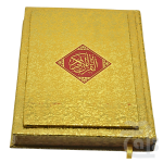 Holy Quran With Translated Perfume Golden (S.NO.11KQGM)