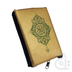 Arabic Quran Holy Koran (Quran) 13 Line With Golden Zip Cover Bold Text Islamic Gift 23UGZ